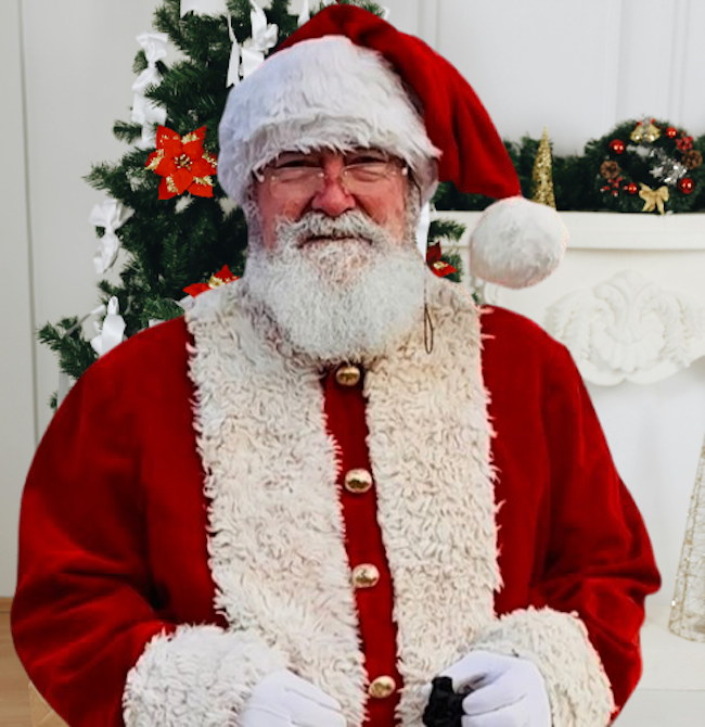 Santa Emerson close up