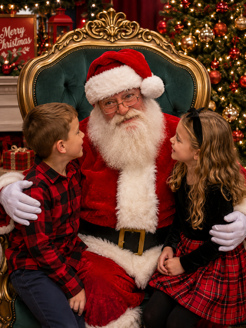 Santa Stephen , pics with Santa
